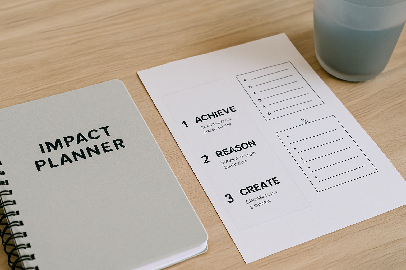 Person planning a 6-week action plan using the ARC framework on a whiteboard